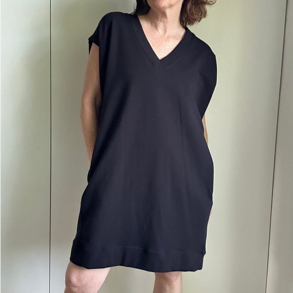 Smash + Tess Black V-Neck Mini Dress